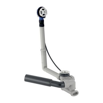 Sifon pentru cadă, Geberit, cu preaplin, acționare prin rotire, d52, lungime 26 cm Sifon pentru cadă, Geberit, cu preaplin, acționare prin rotire, d52, lungime 26 cm