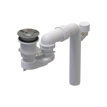 Sifon pentru cada, Villeroy & Boch, ViFlow, cu capac ventil alb mat Sifon pentru cada, Villeroy & Boch, ViFlow, cu capac ventil alb mat