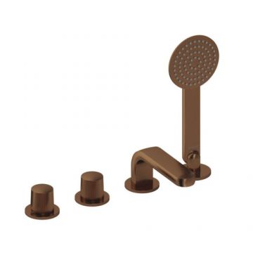 Baterie cada Sanycces Dedal plisat cu 4 treceri, rose gold - Culoare rose gold