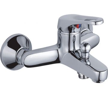 Baterie cada si dus La Brocca SIENA P100C305, Monocomanda, Economie de apa, Silentioasa, Usor de curatat si instalat, alama sanitara, Finisaj crom