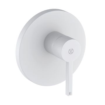 Baterie dus, Kludi, Nova Fonte, parte vizibila, alb mat