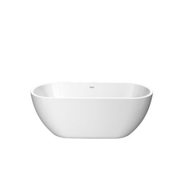 Cada freestanding Florida, Aura P 160, ovala, cu instalatie de cada, alb