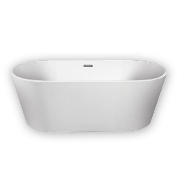 Cada freestanding, Florida, Denisa P-170, ovala, cu instalatie completa, alb