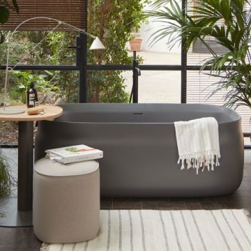 Cada freestanding Sanycces Duna gri mat, 160x75 cm