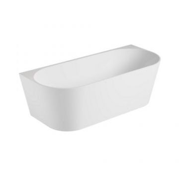 Cada freestanding Wellis Calabria Slim 170, alb lucios