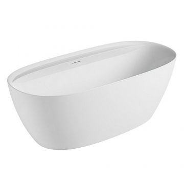 Cada freestanding Wellis Katerini 170, alb lucios