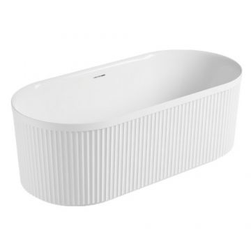 Cada freestanding Wellis Pireas 170, alb lucios