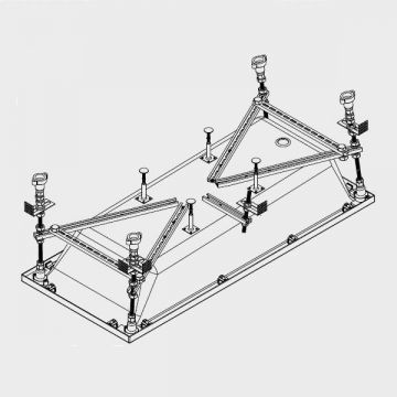 Cadru metalic pentru cazile cu masca Kolpasan 180-200