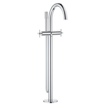 Baterie cada - dus freestanding Grohe Atrio crom lucios