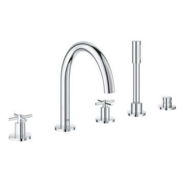 Baterie cada - dus Grohe Atrio 5 elemente crom