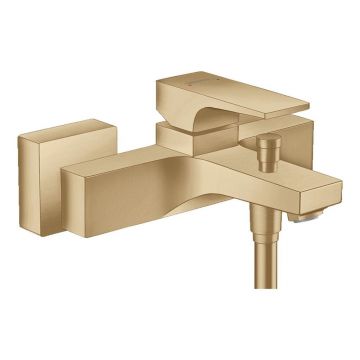 Baterie cada - dus Hansgrohe Metropol bronz periat 18 cm