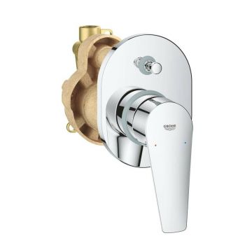 Baterie cada - dus incastrata Grohe BauEdge New crom