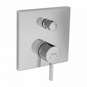 Baterie cada - dus incastrata Hansgrohe Finoris crom monocomanda
