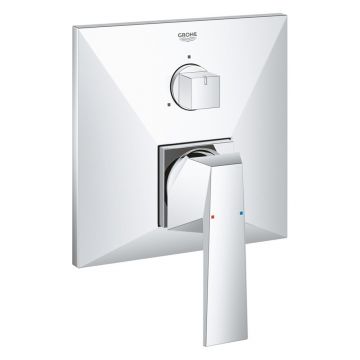 Baterie cada - dus incastrata Grohe Allure Brilliant monocomanda crom 3 iesiri