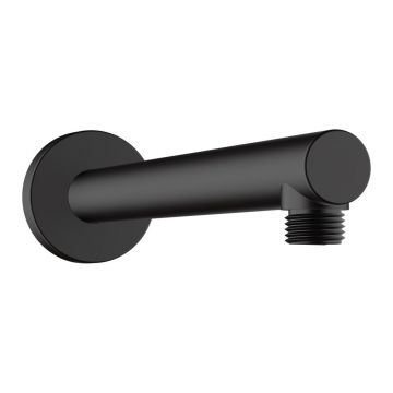 Brat de dus negru mat Hansgrohe Vernis Blend 240 mm cu montare pe perete