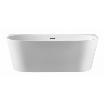 Cada freestanding Nadi Jasmine lipita de perete 170x80 cm alb