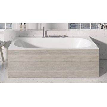 Panou lateral pentru cada Ravak City Slim 80cm stanga lemn satinat