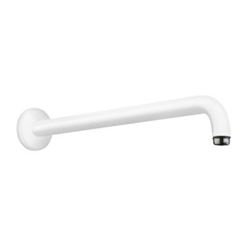 Brat de dus Hansgrohe 389 mm alb mat