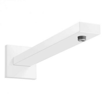 Brat de dus patrat 39 cm Hansgrohe alb mat