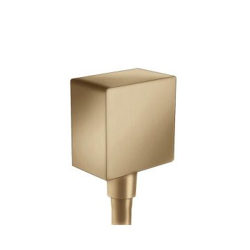 Conector dus Hansgrohe FixFit Square bronz periat