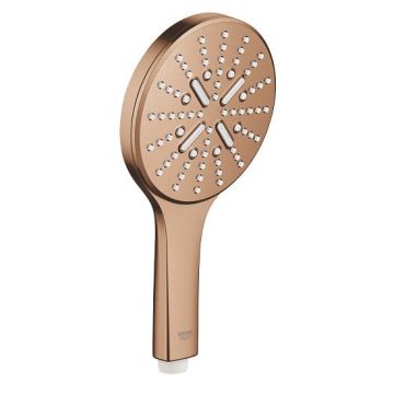 Para dus de mana 3 jet Grohe Rainshower Smartactive 130 cupru mat