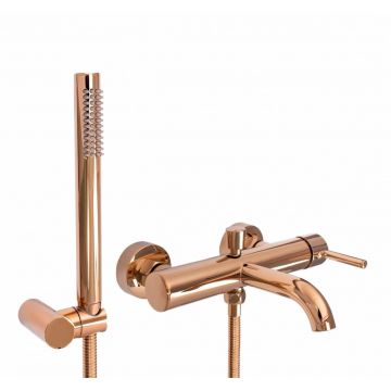 Set cada/dus Rea Lungo Rose Gold Lucios