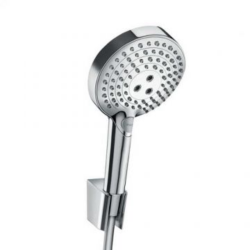 Set de dus cu para suport si furtun Hansgrohe Raindance Select S crom