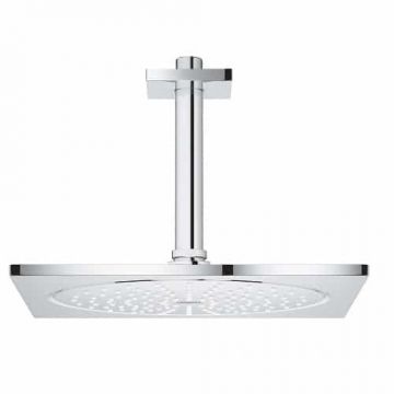 Set de dus patrat cu brat 142 mm Grohe Rainshower F-series