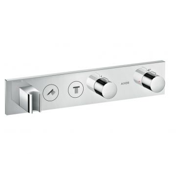 Baterie cada - dus termostatata Hansgrohe Axor Select 460x90 FixFit cu agatatoare de dus montaj incastrat necesita corp ingropat