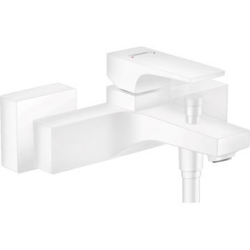 Baterie cada Hansgrohe Metropol proiectie 18cm alb mat