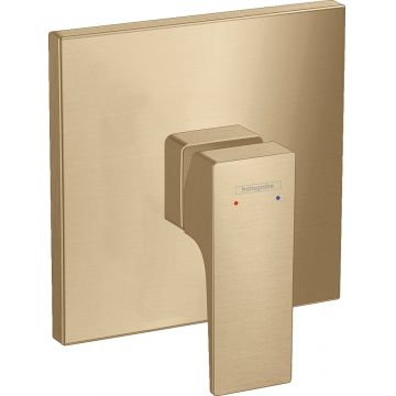 Baterie dus Hansgrohe Metropol montaj incastrat necesita corp incastrat bronz periat