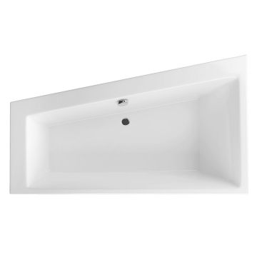 Cada baie asimetrica Radaway Palea 170x100cm acril orientare stanga