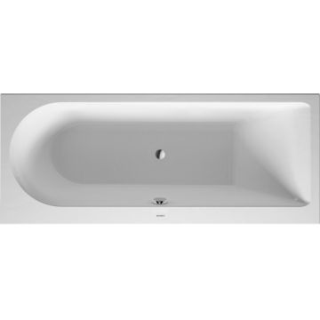 Cada baie rectangulara Duravit Darling New 170x70cm acril orientare dreapta montaj incastrat sau cu panouri