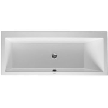 Cada baie rectangulara Duravit Vero 170x75cm acril spatar orientare dreapta