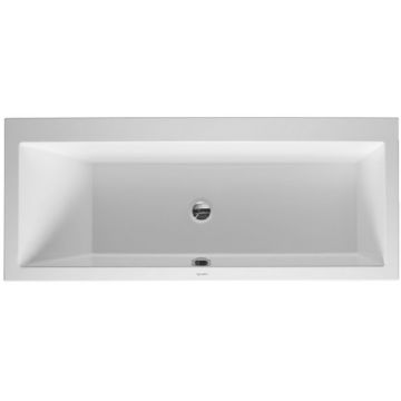 Cada baie rectangulara Duravit Vero 170x75cm acril spatar orientare stanga
