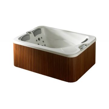 Cada rectangulara cu hidromasaj Roca Broadway Spa 188x133x75cm compacta panouri incluse alb