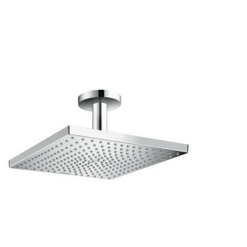 Palarie de dus Hansgrohe Raindance E 300 Air crom si brat de tavan 100mm