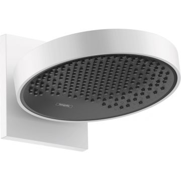 Palarie de dus Hansgrohe Rainfinity 250 1 jet cu placa de conectare la perete alb mat