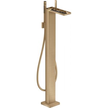 Baterie cada cu montaj pe pardoseala Hansgrohe Axor MyEdition fara placa superioara necesita corp ingropat bronz periat