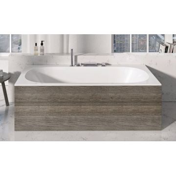 Panou lateral pentru cada Ravak City Slim 80cm stanga nuc