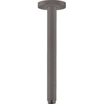 Brat de dus Hansgrohe S cu montare pe tavan 30cm negru periat