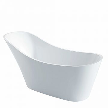 Cada baie freestanding, asimetrica, Genius Bella Casa, acril, 170 x 73 cm