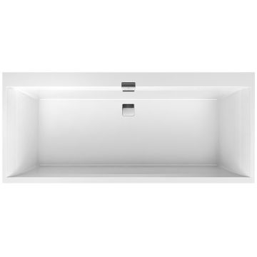 Cada baie rectangulara Villeroy & Boch Squaro Edge 12 170x75cm compozit alb