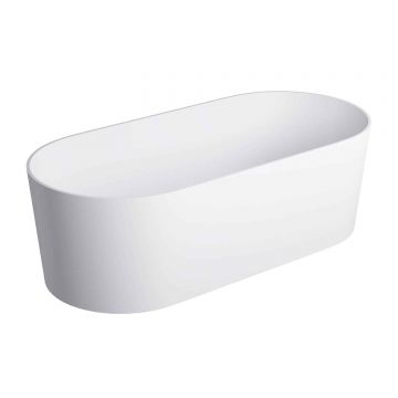 Cada freestanding 160 x 75 cm Omnires Ovo M+ Alb Mat