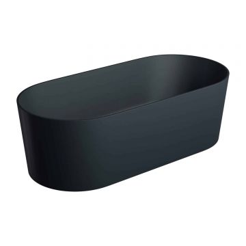 Cada freestanding 160 x 75 cm Omnires Ovo M+ Negru
