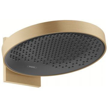 Palarie de dus Hansgrohe Rainfinity 360 1 jet cu placa de conectare la perete bronz periat