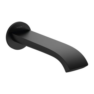 Pipa cada Hansgrohe Vivenis 21 cm negru mat