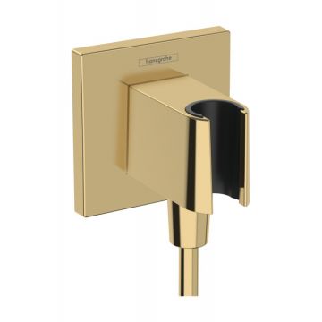 Accesoriu Hansgrohe FixFit E cu agatatoare de dus gold optic lustruit