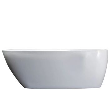 Cada baie freestanding ovala asimetrica, 170 x 76 cm, material acril, Yoko Bella Casa