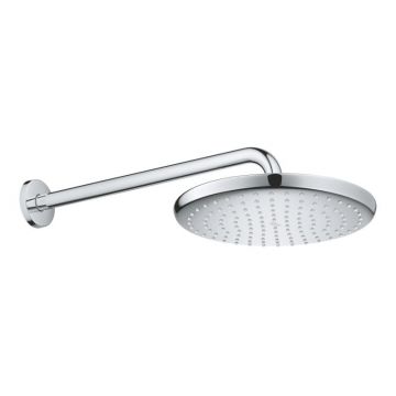 Palarie de dus fix Grohe Tempesta, 1 jet, 250 mm, brat 380 mm, crom - 26663000